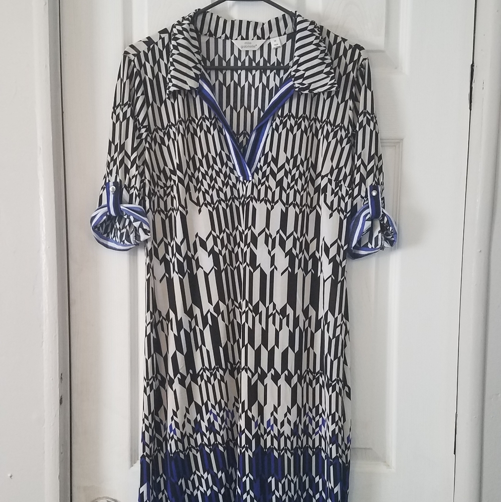 Mll Gabrielle blue silky dress